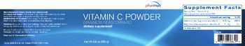Pharmax Vitamin C Powder - supplement