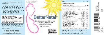 Pharmics BetterNatal - supplement