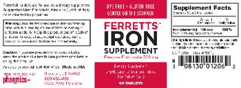 Pharmics Ferretts Iron Supplement 325 mg - supplement