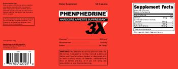 Phenphedrine Phenphedrine 3X - supplement