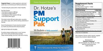 Physician's Preference Dr. Hotze's PM Support Pak - supplement