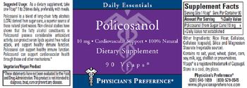 Physician's Preference Policosanol 10 mg - supplement