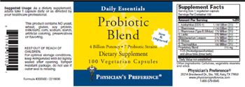 Physician's Preference Probiotic Blend - supplement