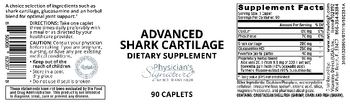 Physician's Signature Advanced Shark Cartilage - supplement