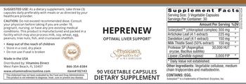 Physician's Signature Heprenew - supplement