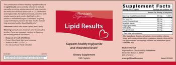 Physician's Signature Lipid Results - supplement