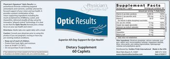 Physician's Signature Optic Results - supplement