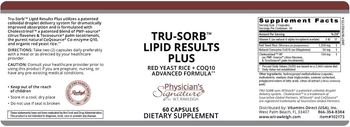 Physician's Signature Tru-Sorb Lipid Results Plus - supplement