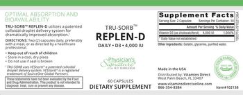 Physician's Signature Tru-Sorb Replen-D Daily - supplement