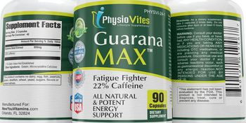 Physio Vites Guarana Max - supplement