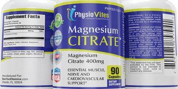 Physio Vites Magnesium Citrate - supplement