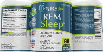 Physio Vites REM Sleep - supplement