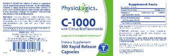 PhysioLogics C-1000 With Citrus Bioflavonoids - supplement