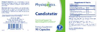 PhysioLogics Candistatin - supplement