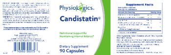 PhysioLogics Candistatin - supplement