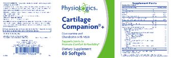 PhysioLogics Cartilage Companion+ - supplement