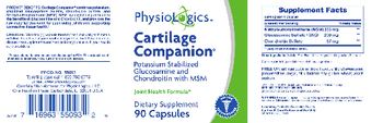 PhysioLogics Cartilage Companion+ - supplement