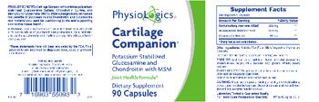 PhysioLogics Cartilage Companion - supplement