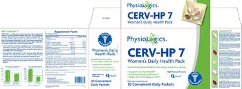 PhysioLogics Cerv-HP 7 Women's Daily Healthy Pack - 