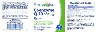 PhysioLogics Coenzyme Q-10 200 mg - supplement