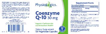 PhysioLogics Coenzyme Q-10 30 mg - supplement