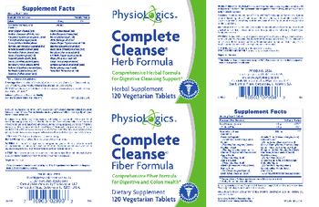 PhysioLogics Complete Cleanse Herb Formula - herbal supplement