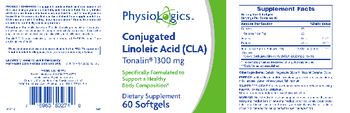 PhysioLogics Conjugated Linoleic Acid (CLA) Tonalin 1300 mg - supplement
