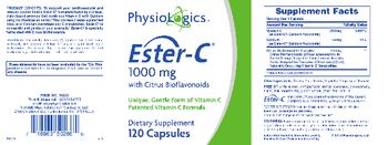 PhysioLogics Ester-C 1000 mg With Citrus Bioflavonoids - supplement