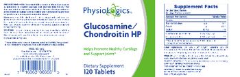 PhysioLogics Glucosamine/Chondroitin HP - supplement