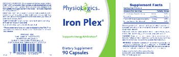 PhysioLogics Iron Plex - supplement
