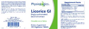 PhysioLogics Licorice GI - supplement