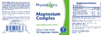 PhysioLogics Magnesium Complex - supplement