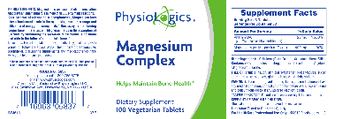 PhysioLogics Magnesium Complex - supplement