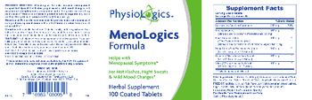 PhysioLogics MenoLogics Formula - herbal supplement