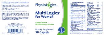PhysioLogics MultiLogics For Women - supplement