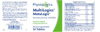 PhysioLogics MultiLogics MetaLogic - supplement