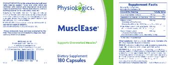 PhysioLogics MusclEase - supplement