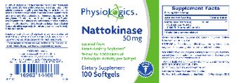 PhysioLogics Nattokinase 50 mg - supplement