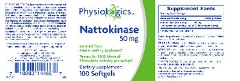 PhysioLogics Nattokinase 50 mg - supplement