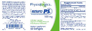PhysioLogics Neuro PS Phosphatidylserine 100 mg - supplement