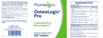 PhysioLogics OsteoLogic Pro - supplement