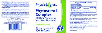 PhysioLogics Phytosterol Complex 1000 mg - supplement