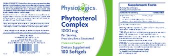 PhysioLogics Phytosterol Complex - supplement