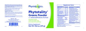 PhysioLogics Phytotality - supplement