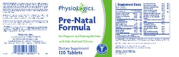 PhysioLogics Pre-Natal Formula - supplement
