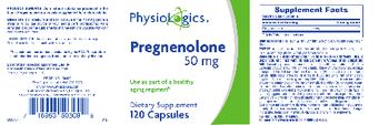 PhysioLogics Pregnenolone 50 mg - supplement
