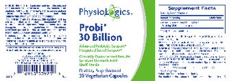 PhysioLogics Probi 30 Billion - supplement