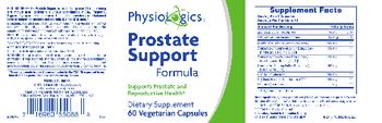 PhysioLogics Prostate Support Formula - supplement