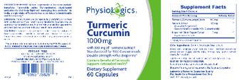 PhysioLogics Turmeric Curcumin 1000 mg - supplement