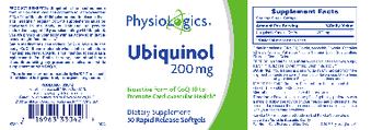 PhysioLogics Ubiquinol 200 mg - supplement